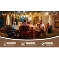 thumbnail image 6 of Fire Sense Pyramid Flame Patio outdoor propane Heater Tower with Wheels Coronado Brushed Bronze, 6 of 11