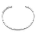 thumbnail image 4 of Auriga Fine Jewelry 925 Sterling Silver Rhodium Plated Cuff Bangle for Women, 4 of 5