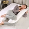 Topchances Pregnancy Pillow - for Maternity & Pregnant Women, U Shape Bed Pillow, White