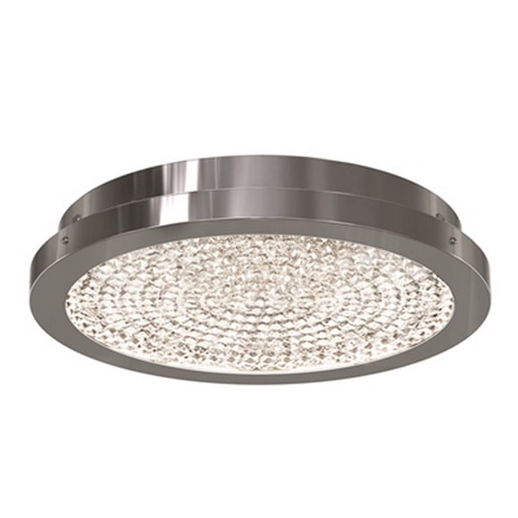 lámpara de techo led 34.2 x 6 cm plata