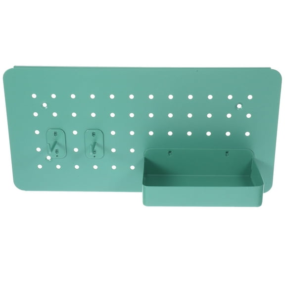 FOMIYES 1 Set Pegboard Combination Kit Metal Wall Mount Organizer with Hooks