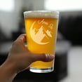 thumbnail image 3 of Bevvee Pint Glass 16 oz Apres Ski Gifts for Skiing Enthusiasts Beer Glasses, 3 of 4