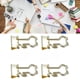 thumbnail image 5 of Clips De Carpeta De Papel De De Milano Dorados, Clip De Almacenamiento De Archivos De Oficina De Larga En Caja De Metal, 15 UDS., 5 of 7