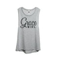 thumbnail image 1 of Thread Tank Grace Wins Women's Fashion Sleeveless Muscle Tank Top Sport Grey X-Large, 1 of 4