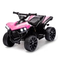 thumbnail image 2 of Luku Kids ATV 4 Wheeler, 6V Electric Vehicle with Music, Foot Pedal and Wear-Resistant Wheels, Pink, 2 of 7
