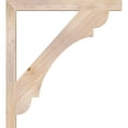 thumbnail image 3 of Ekena Millwork 3 1/2"W x 40"D x 44"H Olympic Block Smooth Bracket, Douglas Fir, 3 of 4