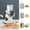 White, variant on JJBNSH Roller Cheese Grater Multi-Purpose Stainless Steel Household Shredder Grater Upgraded 3-in-1 Cheese Grater Vegetable Cutter Hand Operated Clearance