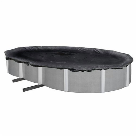 Blue Wave Couverture d'hiver pour piscine hors-terre en mailles rugueuses - ovale