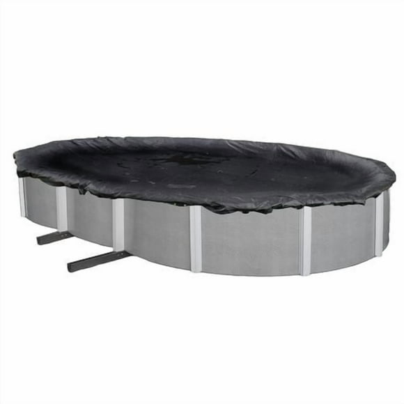 Blue Wave Couverture d'hiver pour piscine hors-terre en mailles rugueuses - ovale