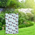thumbnail image 2 of Wukai Dachshund Dog Puppy Print Garden Flag 12.5x18 Inch Double Sided Sun-resistant Rain-resistant, Wrinkle-resistant Colorfast(Only Flag), 2 of 7