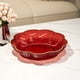 thumbnail image 5 of Bandeja de plástico transparente de 24,5 cm | Bandeja versátil para frutas y aperitivos | Ensaladera para fiestas | Plato para frutos secos | 24,5 x 24,5 x 6 cm, 5 of 6