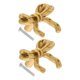 thumbnail image 5 of CRILSTYLEO 2Ud Decorativos De Latón Dorado Con Forma De Moño Para Muebles Y Armarios, 5 of 8