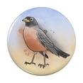 thumbnail image 1 of Robin Watercolor Northeastern Bird Kitchen Refrigerator Locker Button Magnet, 1 of 5