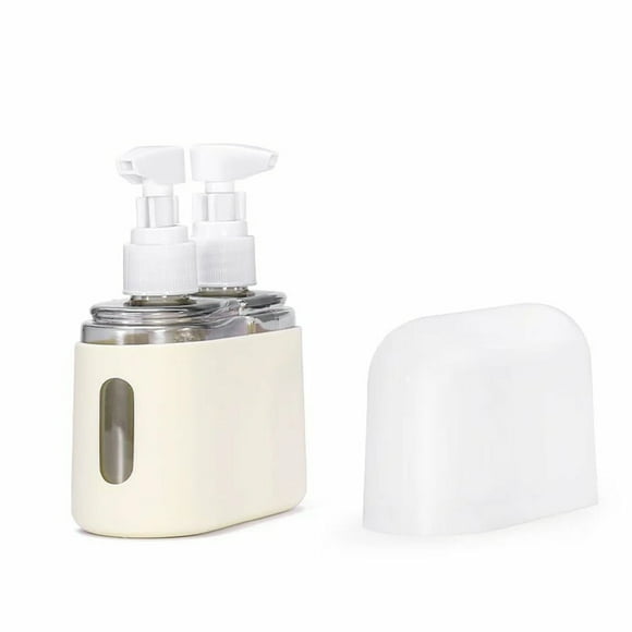 EGNMCR Travel-sized Travel-sized Transparent Plastic Spray Bottle For Shampoo And Conditioner Portable Set Mini Shampoo Dispenser Portable Travel Bottle Set Travel Bottle