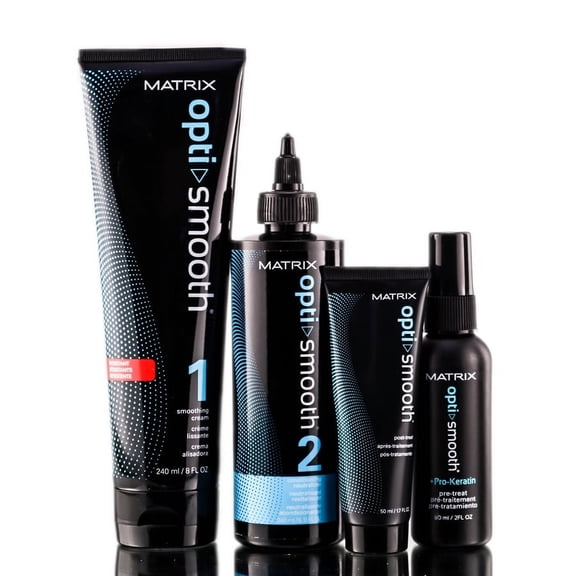 Matrix Opti Smooth Permanent Smoothing System - Resistant Kit - Pack of 1 with Sleek Comb