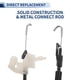 thumbnail image 3 of Cable de pestillo de puerta Unique Bargains Número de cable de liberación de pestillo 1J4839085J para VW Jetta Variant 2001-2006 Golf 2000-2010 Trasero Izquierdo, 3 of 6