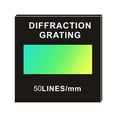 thumbnail image 1 of Holographic Diffraction Grating Spectrum Decomposition Wavelength 20-2000Nm 50, 1 of 10