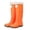 Orange, variant on Rain Boots Women Fleece Lined Women Rain Boots Anti-Slip Mid Calf Women Rain Shoes (Orange 38)
