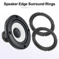 thumbnail image 5 of Uxcell Black 8 Inch Rubber Notch Speaker Edge Surround Ring Replacement Parts for Speaker Repair or DIY 4 Pcs, 5 of 6