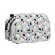 thumbnail image 1 of Disketp Colorful Hat Snowman Estuche de Lápices de Doble Capa con Tapa Abatible y Cremallera, Organizador Escolar para Adolescentes y Adultos, 1 of 7