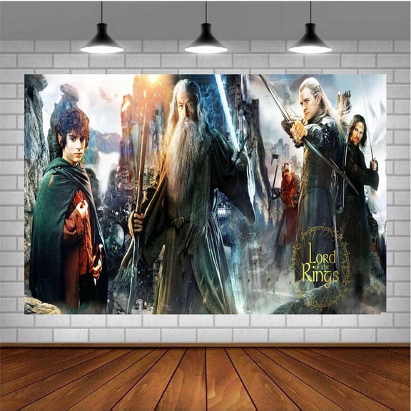 The Lord of rings Backdrop Party Supplies Wall Decor Banner Poster Birthday Decorations Background for Photography Taspestry
