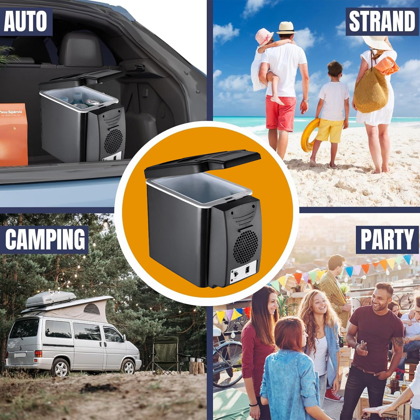 Bdday Car Refrigerator Refrigerator For Car Car Refrigerator Freezer 12V Car Refrigerator 6L Portable Car Refrigerator Portable Freezer DC12V
