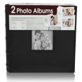 thumbnail image 4 of Betco Paquete de 2 Albumes Fotogr&aacute;ficos, Encuadernados y Cosidos a Mano. Capacidad para 400 Fotos (200 por &Aacute;lbum). Tapa Dura en Color Negro, 4 of 10