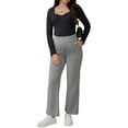 thumbnail image 2 of INSPIRE CHIC Women's Mother's Day Maternity Sweatpants Elastic Waist Drawstring Over Belly Wide Leg Pregnancy Pants with Pockets S Light Gray, 2 of 6