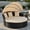 Brown+Black, variant on Resenkos Multi‑Purpose Round Clamshell Outdoor Daybed Lounger, PE Rattan Patio Sofa Furniture, Retractable Sun Protection Canopy, Reinforced Heavy‑Duty Metal Frame, Washable Plush Cushions, Navy