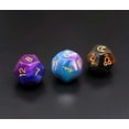 thumbnail image 2 of GFDYREE 3 Pieces Acrylic Pearl Astrological Dice for Constellation Divination Accessory 3 Colors D12 Glitter Dice Set, 2 of 7