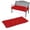 Red, variant on 47.3 in Waterproof Indoor/Outdoor Garden Bench Seat Cushions，Thicken Patio Bench Soft Rocking Chairs Pad Lounger Seat for Wicker Loveseat Settee（47.3 X 19.6 X 3.9 inch，Red ）