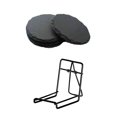 thumbnail image 3 of Coasters 8pcs heat insulation dinning table coaster set washable reusable with holder drinking home, 3 of 5