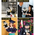 thumbnail image 3 of DolliBu Sitting Husky Graduation Plush Toy - Super Soft Graduation Stuffed Animal Dress Up with Gown and Cap with Tassel Outfit - Cute Congratulatory Graduation Gift - 9 Inches, 3 of 6