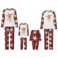 thumbnail image 1 of Ensemble de Pyjamas de Noël pour la Famille Motif Renne Hauts et Pantalons, 1 of 9