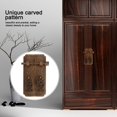 thumbnail image 4 of Juego de Manijas de Puerta de Bronce Antiguo de Estilo Chino Manijas de Tirador de Gabinete Accesorios de Armario, 4 of 5