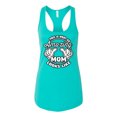 thumbnail image 2 of Wild Bobby, This is What an Amazing Mom Looks Like, Mother's Day, Women Racerback Tank Top, Tahiti Blue, X-Large, 2 of 3