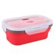 thumbnail image 2 of Fiambrera plegable portátil de silicona de 800 ml, ideal para viajes al aire libre y picnics., 2 of 12