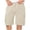 Beige, variant on Men's Comfortable Loose-Fit Solid Color Work Shorts - Breathable Motion Straight-Leg Casual Fashion for Leisure & Active Wear