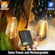 thumbnail image 2 of Cadena de luces solares Skoiuc, temporizador remoto impermeable de 7,5 m, 2 of 7