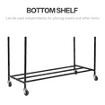 thumbnail image 6 of Amstech Laundry Hamper Sorter 4 Section, Laundry Sorter Cart with 4 Removable Bags and Rolling Wheels, Black, 6 of 9