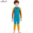 thumbnail image 3 of Greeniant Traje de neopreno portátil DIVE SAIL cuello 2,5mm resistente al sol elástico cálido mantenimiento 3 capas impermeable natación niños Deportes acuáticos Amarillo SG Greeniant OD003307-04, 3 of 6