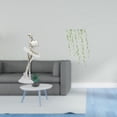 thumbnail image 2 of CoudarTitie Graceful Dancing Girl Figurine with Elegant Green Plant Leaves Wall Art Sculpture for Modern Bedroom Fireplace Office Entrance Decor, 2 of 8