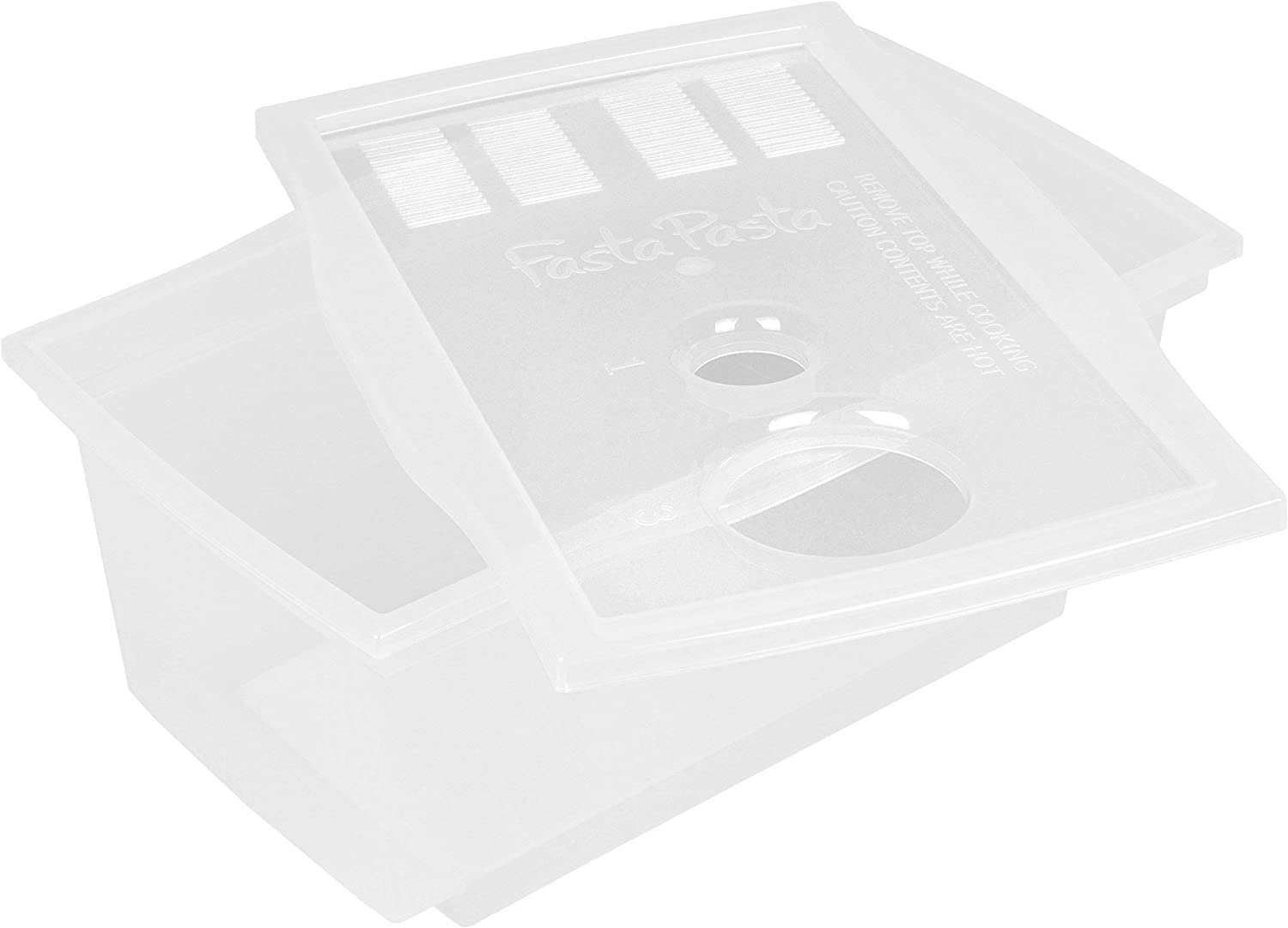 Original Fasta Pasta Family Size Microwave Spaghetti Cooker - Cooks 8 Servings Without Waiting