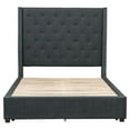 thumbnail image 5 of Pemberly Row Fabric California King Bed with Storage Drawers in Gray, 5 of 11