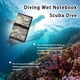 thumbnail image 4 of Greeniant Cuaderno húmedo de buceo, libro de buceo bajo el agua con cordón, suministro de esnórquel, suministros de accesorio de escritura subacuática Deportes acuáticos Camuflaje del desierto Greeniant OD030355-04, 4 of 6