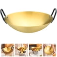 thumbnail image 3 of Stainless Steel Frying Pot Practical Cooking Pot Kitchen Outdoor Cooking Utensil, 3 of 9
