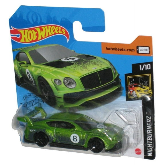 Hot Wheels Bentley Continental GT3 (2020) Nightburnerz 1/10 Car 1/10 - (Short Card)