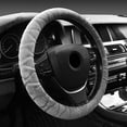 thumbnail image 1 of Clearance!Universal Winter Steering Wheel Cover & Handbrake Gear Lever Set-3-Piece Warm Non-Slip Car Accessories for Cold Weather, 1 of 4