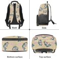 thumbnail image 5 of Yspwyqan Backpack for Teens Girls, Bass Fish Pink Bow 17 Inch Large Capacity Laptop Backpack, Side Pockets, Adjustable Straps, for High School College, 5 of 7