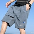 thumbnail image 2 of IROINNID Men's Summer Casual Lightweight Drawstring Pull On Loose Shorts, 2 of 8